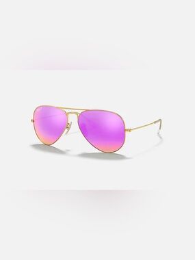 RAYBAN PINK AND HOLD AVIATORS - RB3025